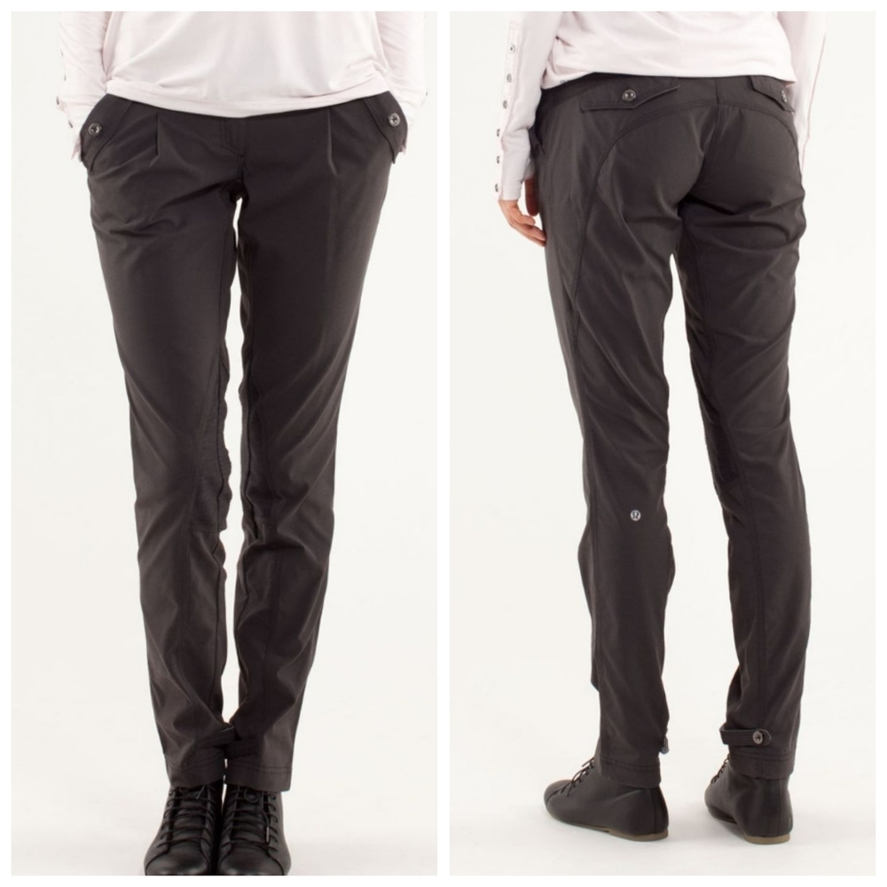 Lululemon Women's Pedal Power Bicycle Commuter Pants in Black Size 6